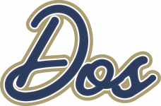 Dos Lacrosse | Blue & Gold Logo
